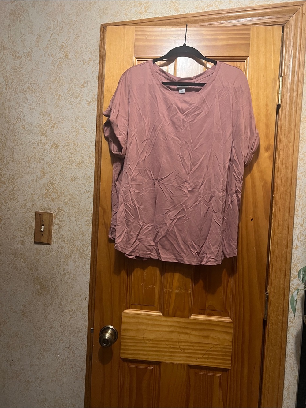 Ava & Viv Short Sleeve Tee in Mauve
